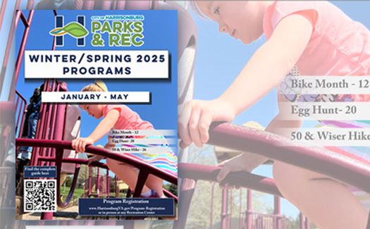 Winter Spring 2025 Programs with girl on playground