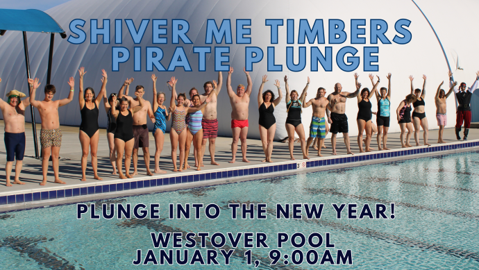 Shiver me timbers pirate plunge, January 1, 9am