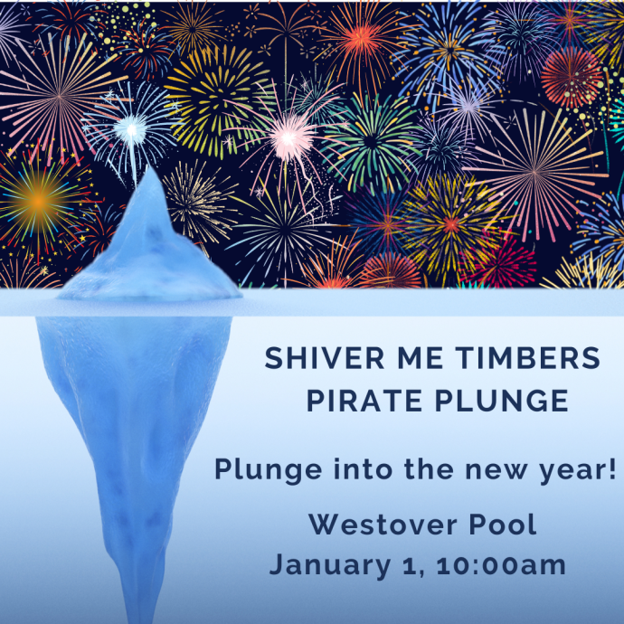 Shiver me timbers pirate plunge, January 1, 10am