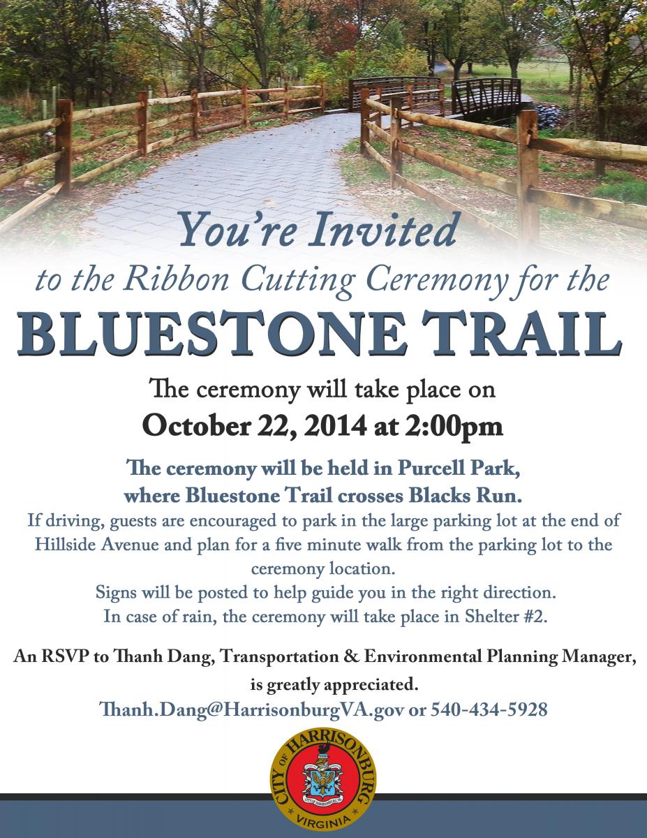 Bluestone Trail Invitation
